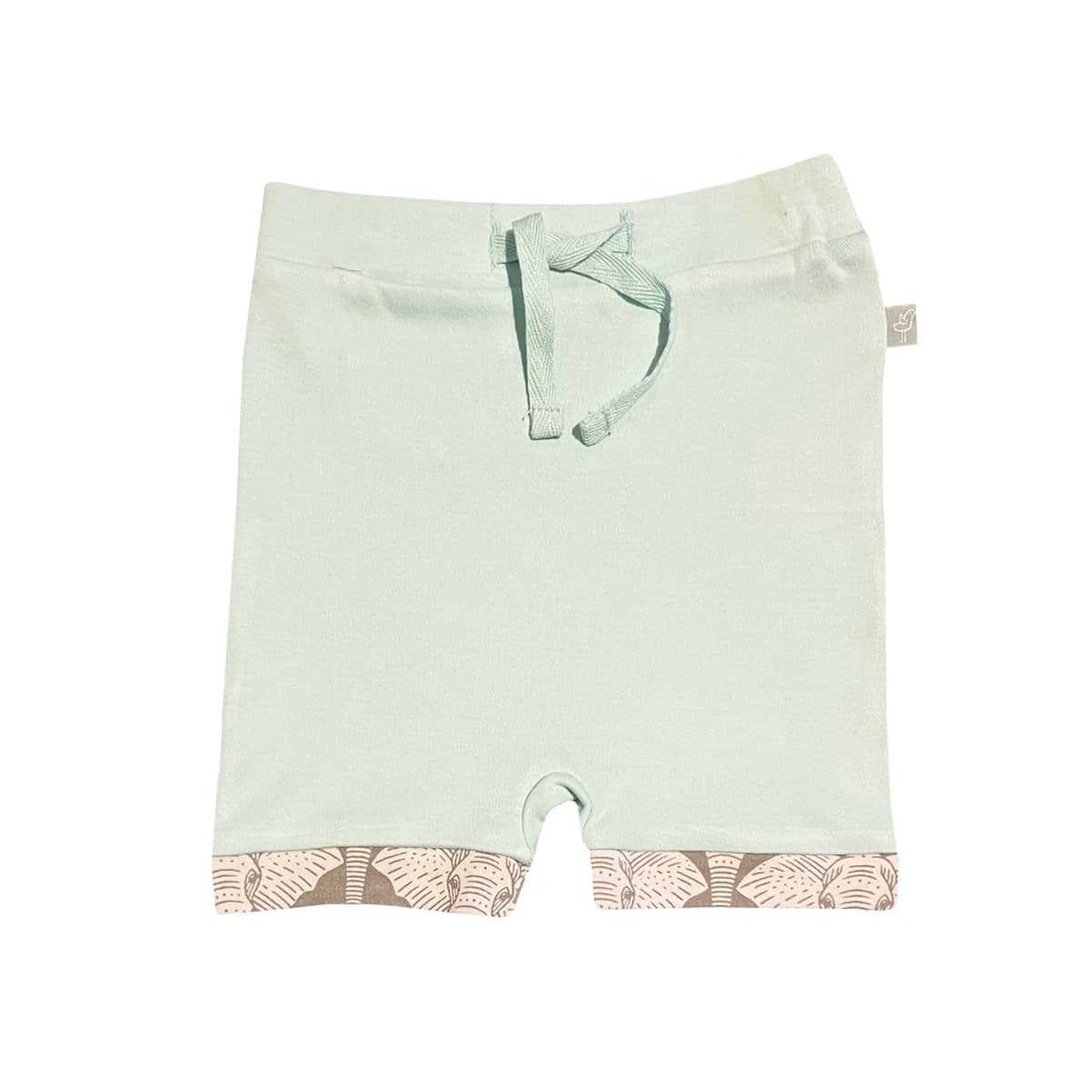 Finn and Emma Organic Cotton Shorts - Elephants 3-6 Months