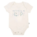 Finn and Emma Organic Short Sleeve Bodysuit - Don't Worry Be Hoppy