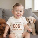 Finn and Emma Organic Short Sleeve Bodysuit - Every Dog Needs a Baby