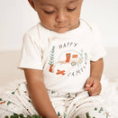 Finn and Emma Organic Short Sleeve Bodysuit - Happy Camper
