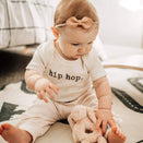 Finn and Emma Organic Short Sleeve Bodysuit - Hip Hop
