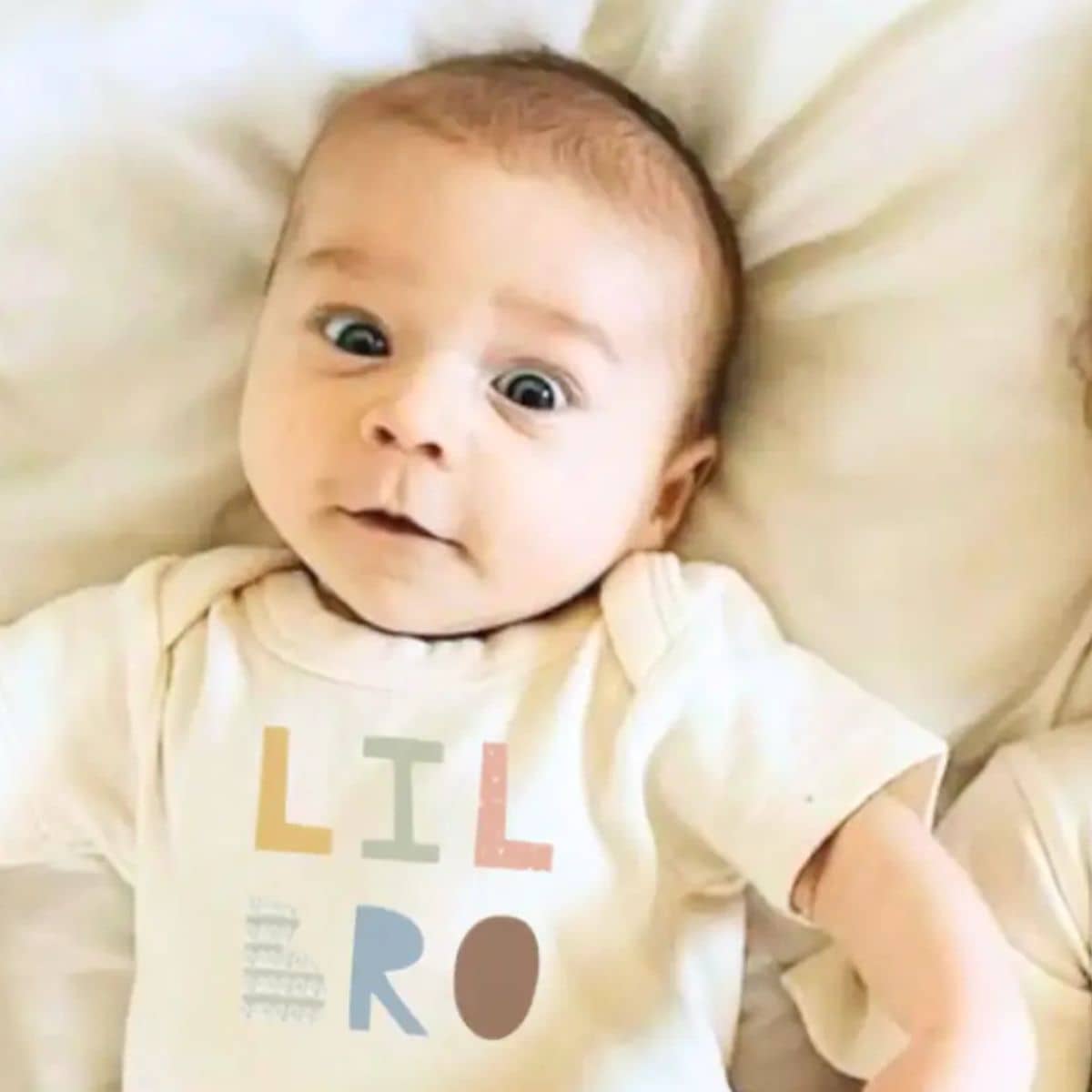 Finn and Emma Organic Short Sleeve Bodysuit - Lil Bro - Desert Bloom