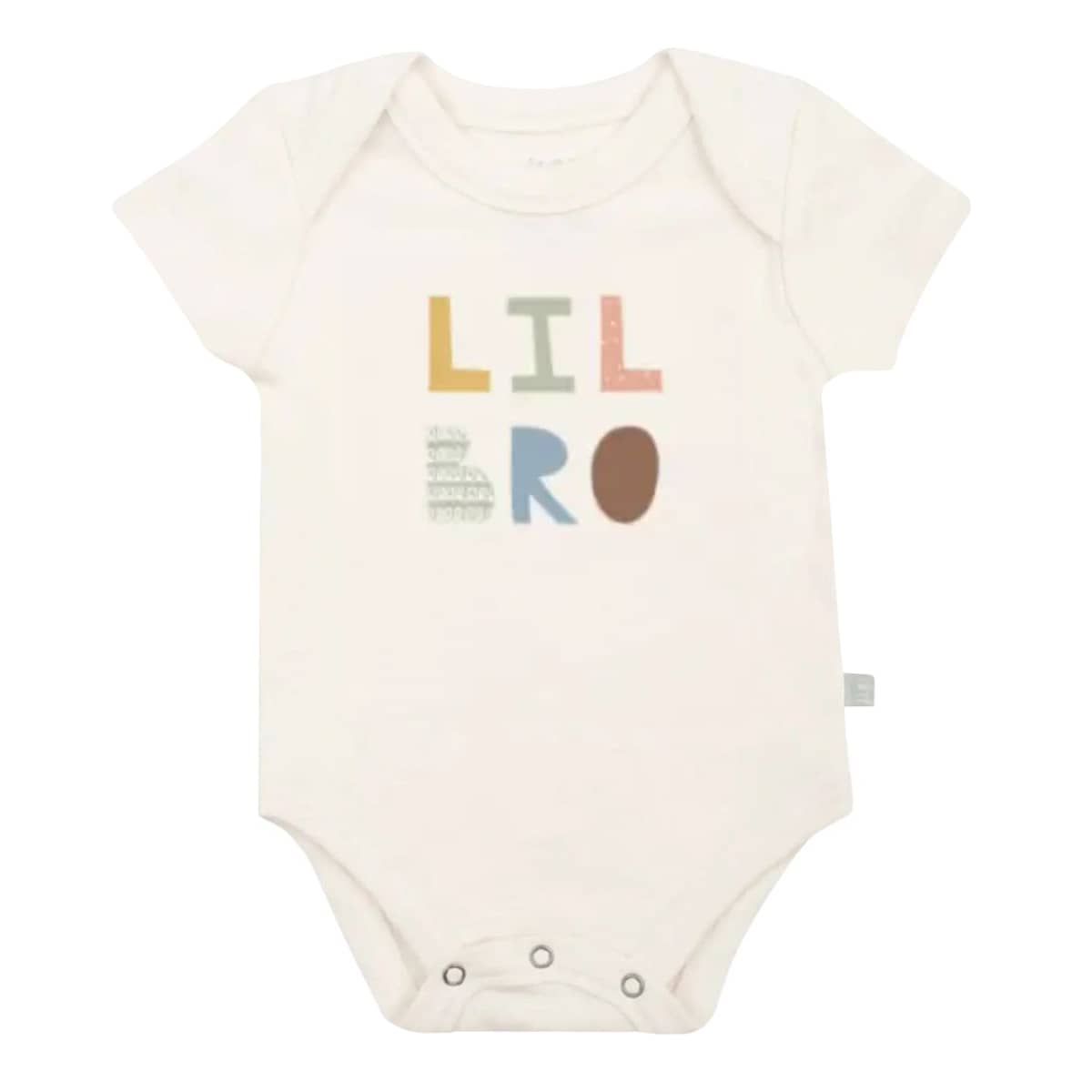 Finn and Emma Organic Short Sleeve Bodysuit - Lil Bro - Desert Bloom