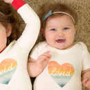 Finn and Emma Organic Short Sleeve Bodysuit - Loved