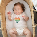 Finn and Emma Organic Short Sleeve Bodysuit - Loved