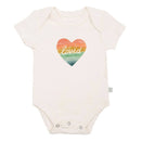 Finn and Emma Organic Short Sleeve Bodysuit - Loved
