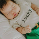 Finn and Emma Organic Short Sleeve Bodysuit - Lucky