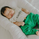 Finn and Emma Organic Short Sleeve Bodysuit - Lucky