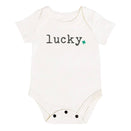 Finn and Emma Organic Short Sleeve Bodysuit - Lucky