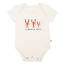 Finn and Emma Organic Short Sleeve Bodysuit - We Found Our Lobster