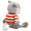 Finn and Emma Organic Hand-Knit Rattle Buddy - Finley the Fox