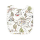 FLATOUTbear Cotton Muslin Bib – Toile