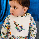 Fleur Harris Dandy Duo Bibs - Cloud White - Blast Off