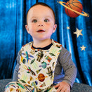 Fleur Harris Dandy Duo Bibs - Cloud White - Blast Off