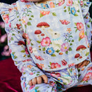 Fleur Harris Dandy Duo Bibs - Cornflower - Bunny Forest