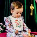 Fleur Harris Dandy Duo Bibs - Cornflower - Bunny Forest