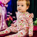 Fleur Harris Precious Frill Coverall - Apricot - Toadstool