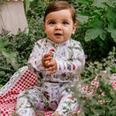 Fleur Harris Timeless Coverall - Tapioca - Mini Magic Gingham