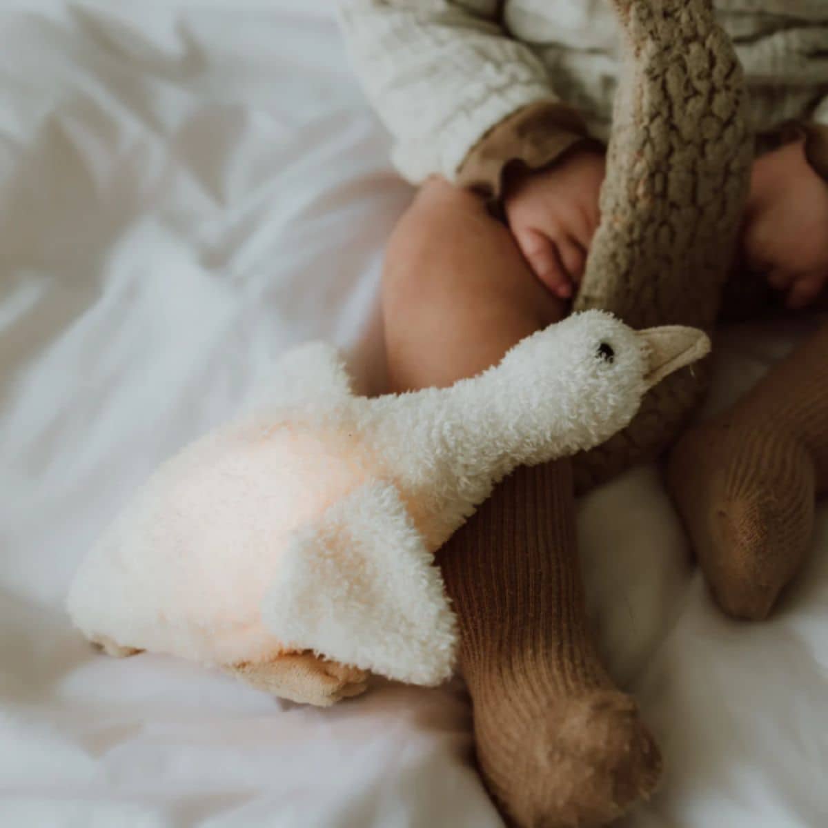 Flow Amsterdam Plush Night Light - Liva Beige