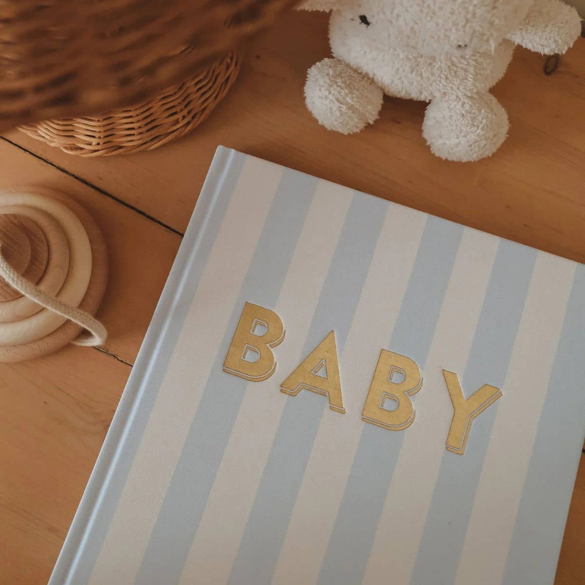Fox & Fallow Baby Book - Cloud Stripe