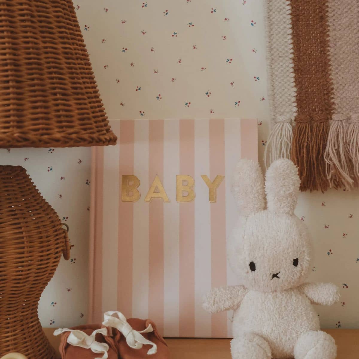 Fox & Fallow Baby Book - Coffee Stripe