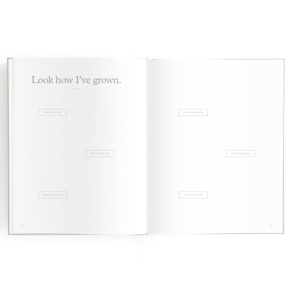 Fox and Fallow Baby Book - Look how I've Grown