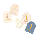 Fox & Fallow Baby Milestone Cards - Broderie