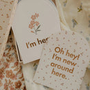 Fox & Fallow Baby Milestone Cards - Broderie