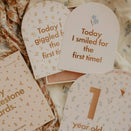 Fox & Fallow Baby Milestone Cards - Broderie