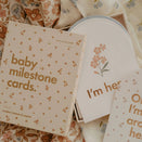 Fox & Fallow Baby Milestone Cards - Broderie