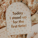 Fox & Fallow Baby Milestone Cards - Broderie