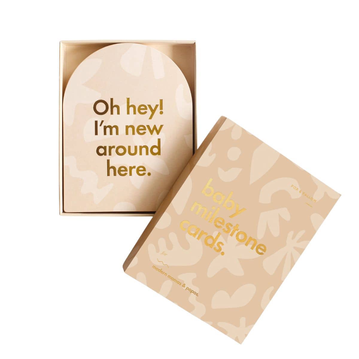 Fox & Fallow Baby Milestone Cards - Helios