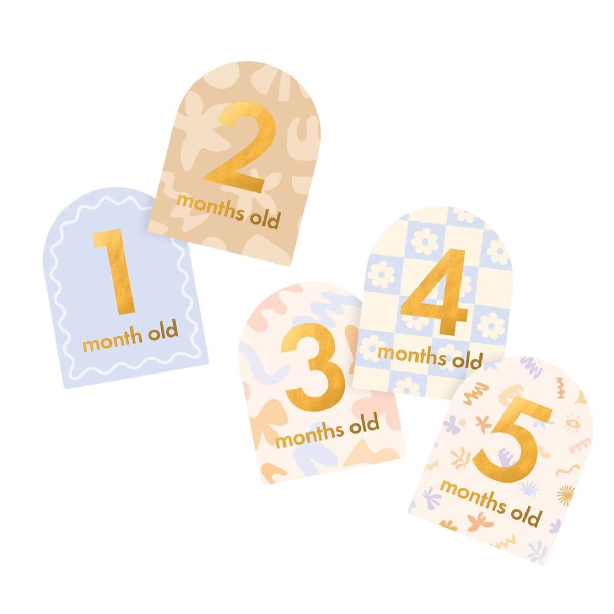 Fox & Fallow Baby Milestone Cards - Helios