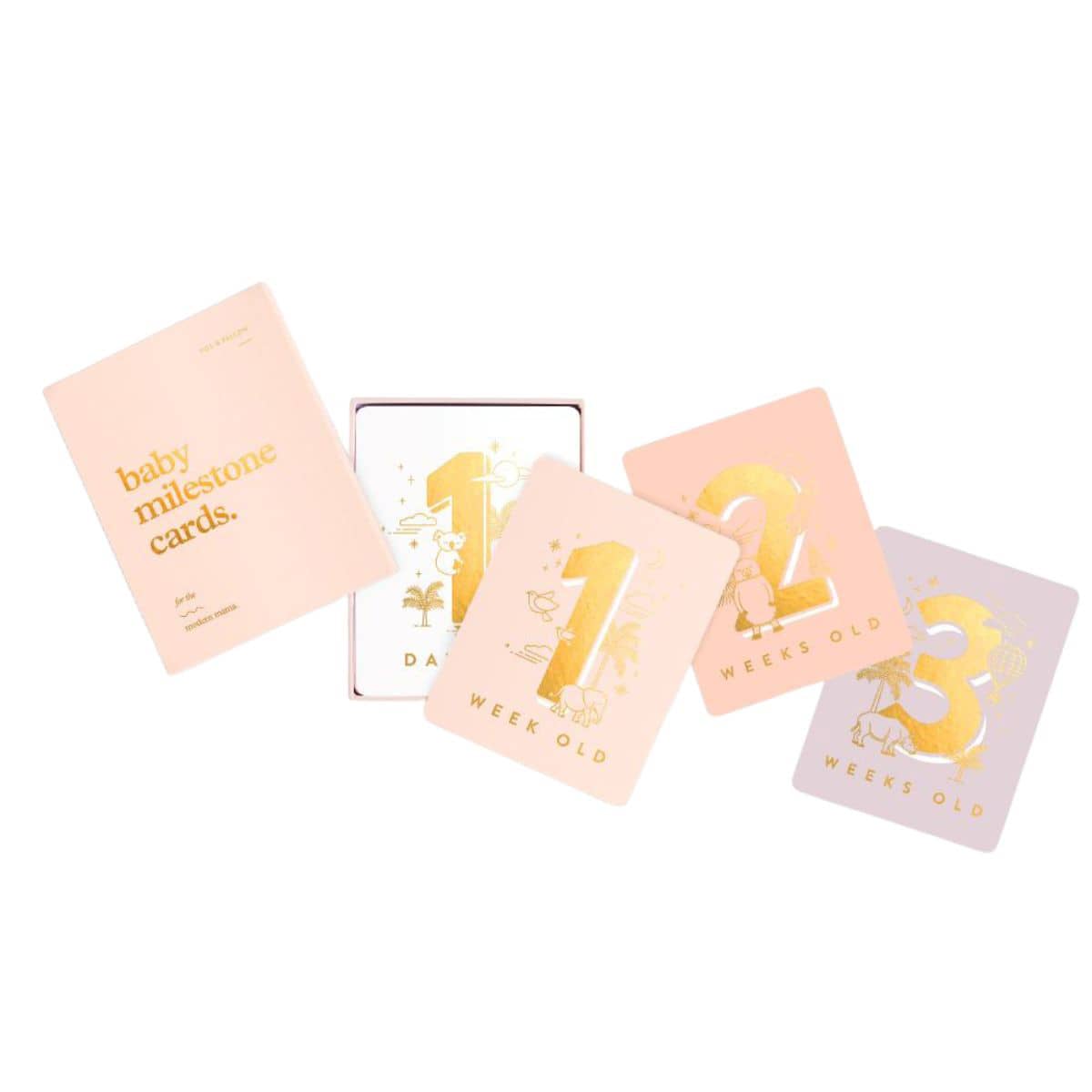 Fox & Fallow Baby Milestone Cards - Neutral