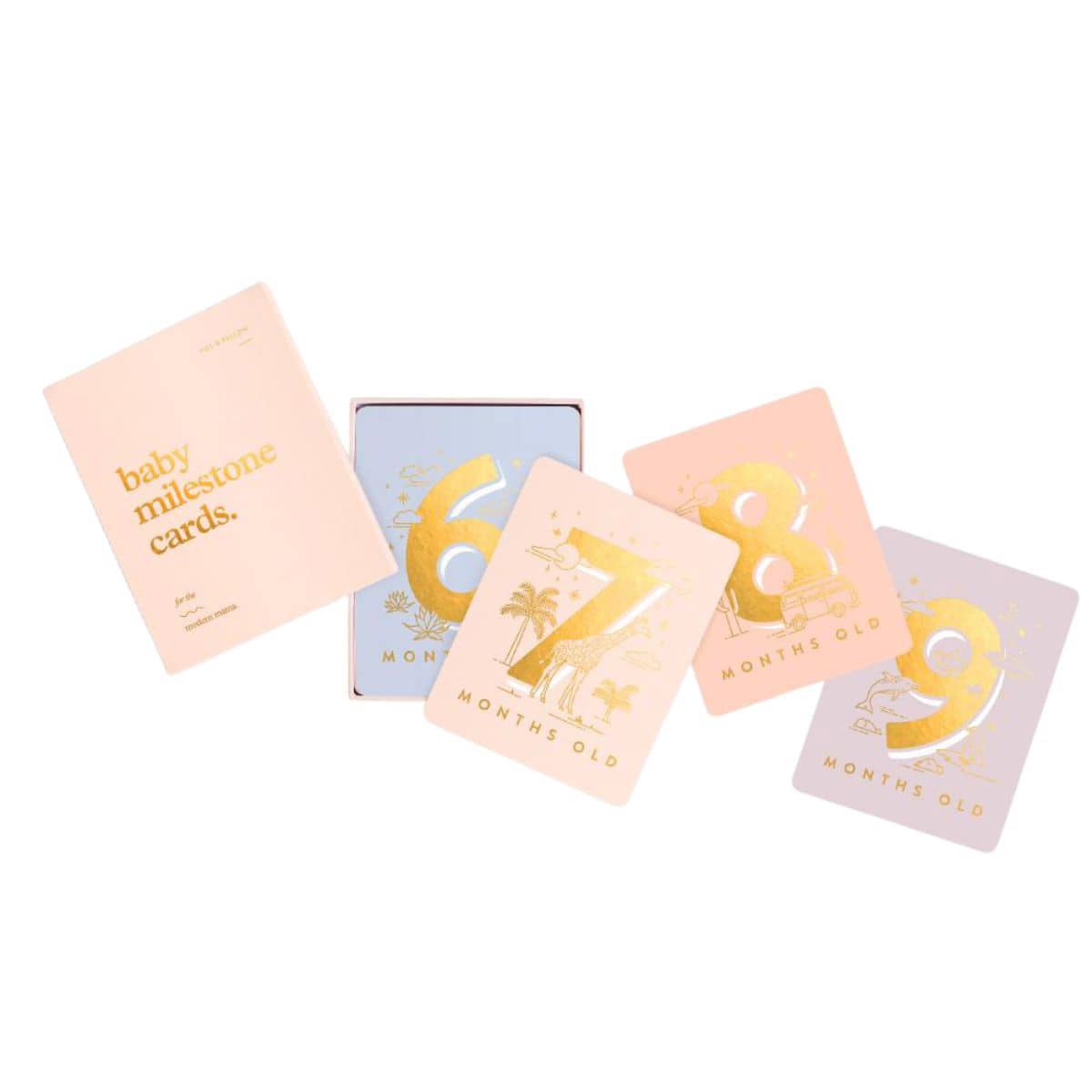 Fox & Fallow Baby Milestone Cards - Neutral