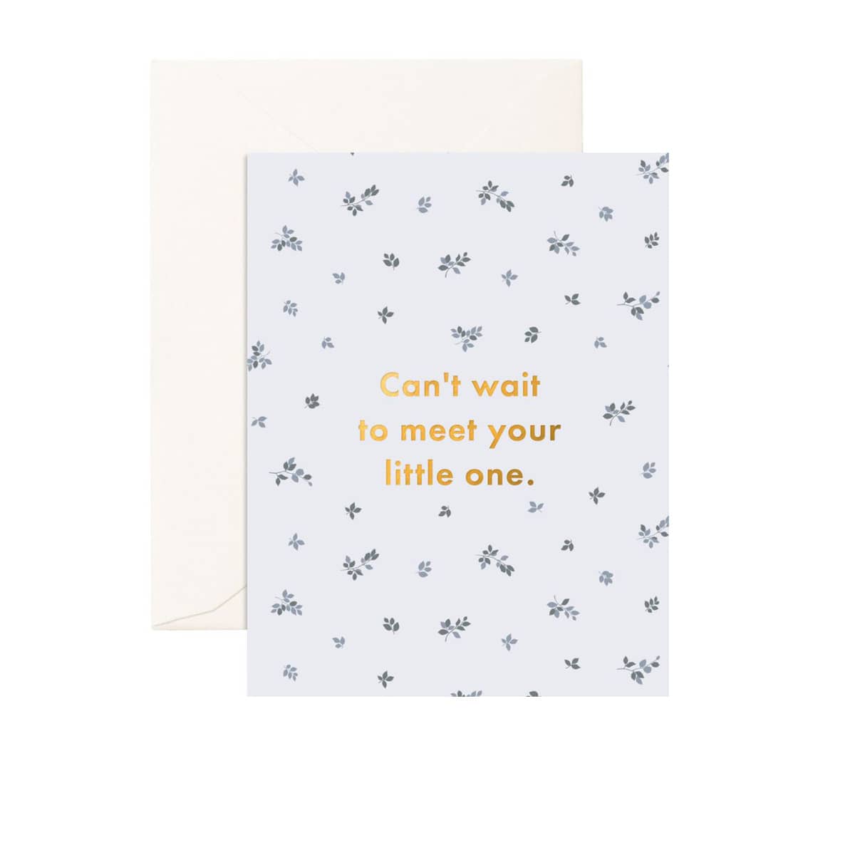 Fox & Fallow Greeting Card - Meet Your Little One Bluebell