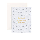 Fox & Fallow Greeting Card - Meet Your Little One Bluebell