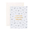 Fox & Fallow Greeting Card - Meet Your Little One Bluebell