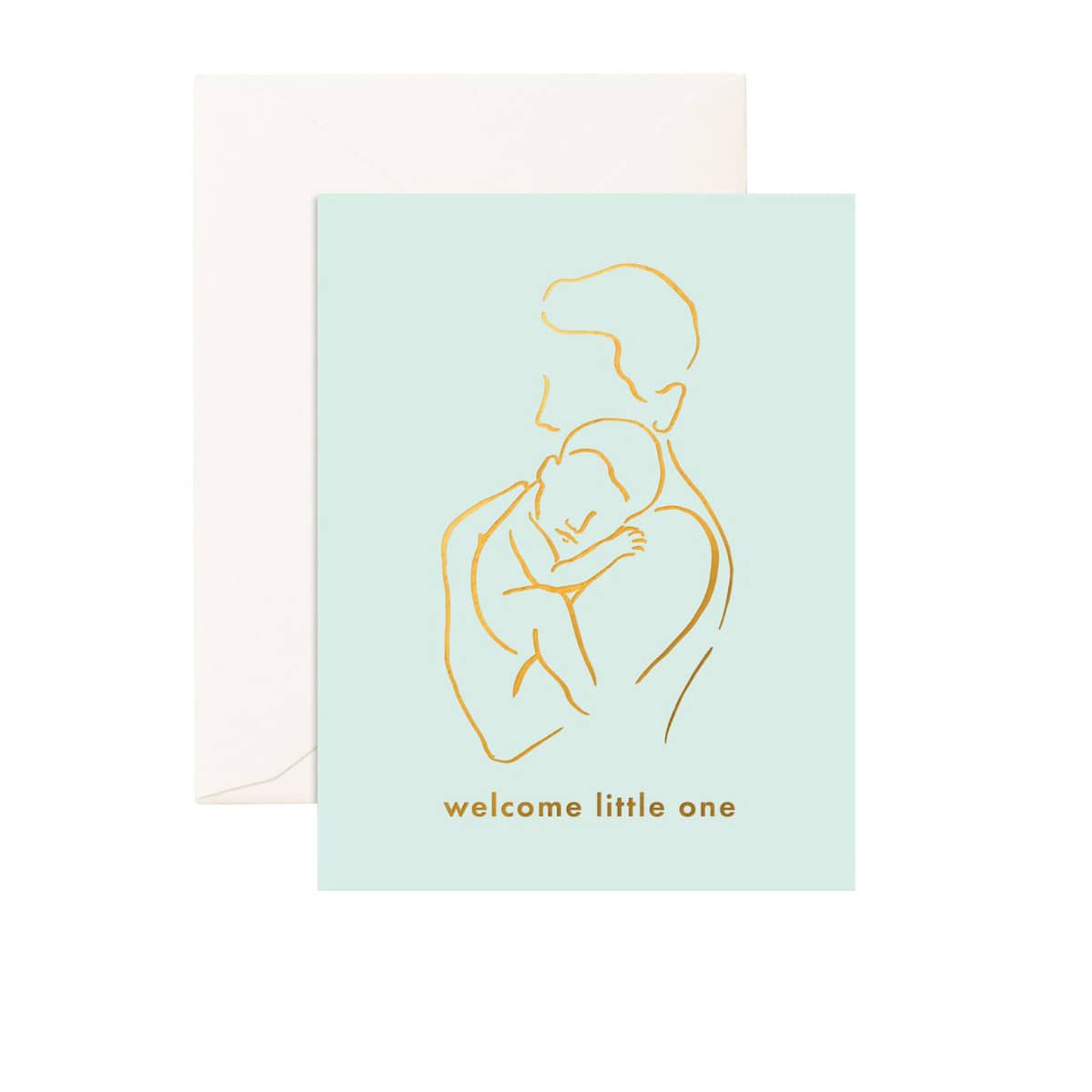 Fox & Fallow Greeting Card - Welcome Little One Papa