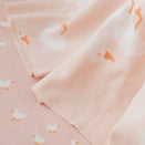 Fox & Fallow Knit Baby Blanket - Pink Ducks