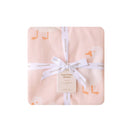 Fox & Fallow Knit Baby Blanket - Pink Ducks
