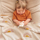 Fox & Fallow Knit Baby Blanket - Suns Cream