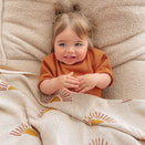 Fox & Fallow Knit Baby Blanket - Suns Cream