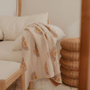Fox & Fallow Knit Baby Blanket - Suns Cream