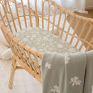 Fox & Fallow Knit Baby Blanket - Sweet Sage