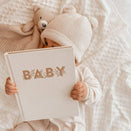 Fox & Fallow Mini Baby Book - Oatmeal