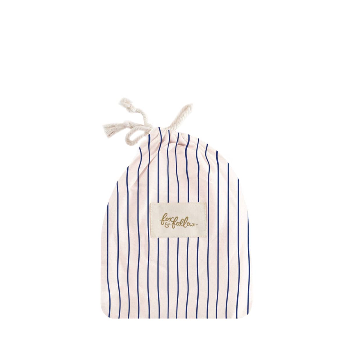 Fox & Fallow Organic Fitted Bassinet Sheet - Breton Stripe