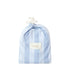 Fox & Fallow Organic Fitted Bassinet Sheet - Cloud Stripe