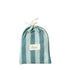 Fox & Fallow Organic Fitted Bassinet Sheet - Sage Stripe