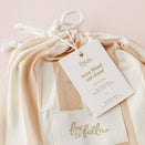 Fox & Fallow Organic Fitted Cot Sheet - Coffee Stripe